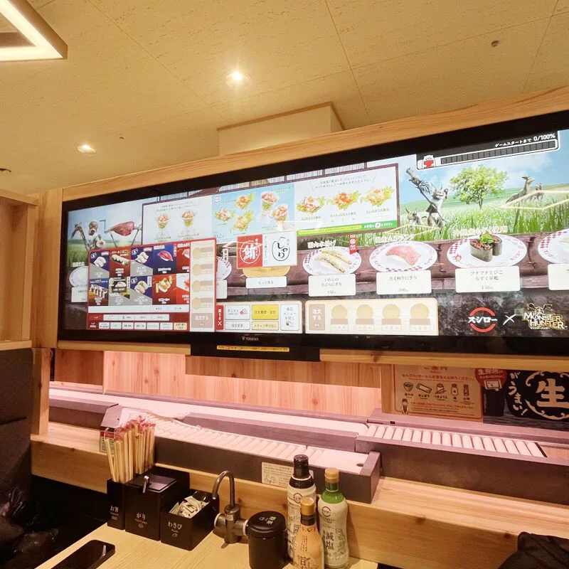 Convoyeur de livraison de sushi point à point